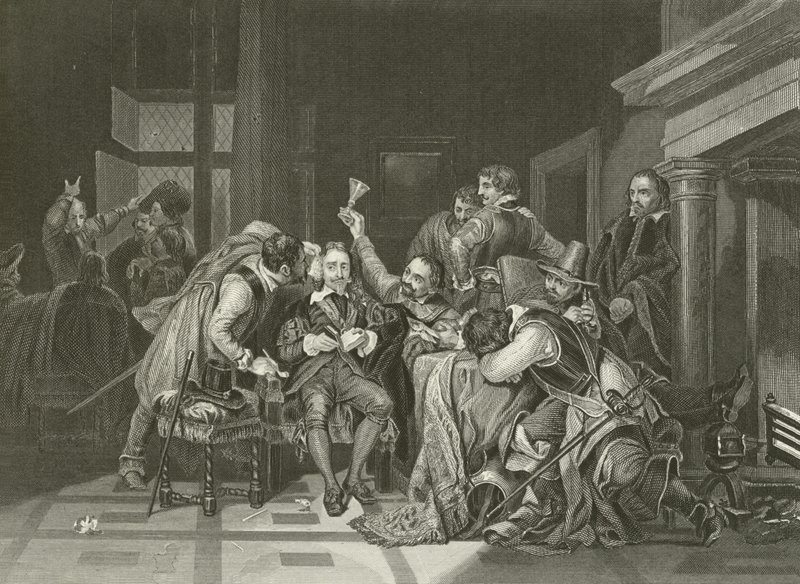 Carlos I en la Sala de Guardia de Hippolyte Delaroche