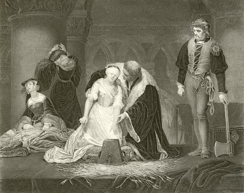 Ejecución de Lady Jane Grey de Hippolyte Delaroche
