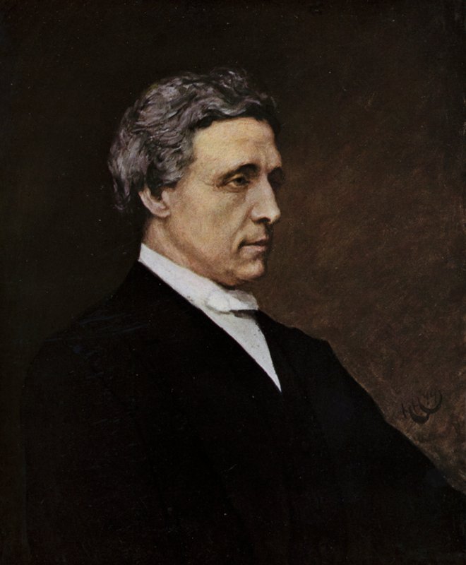 C L Dodgson de Hubert von (after) Herkomer