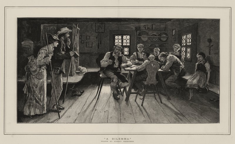 Un dilema de Hubert von Herkomer