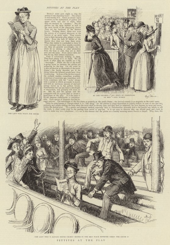 Pittites en la obra de teatro de Hugh Thomson