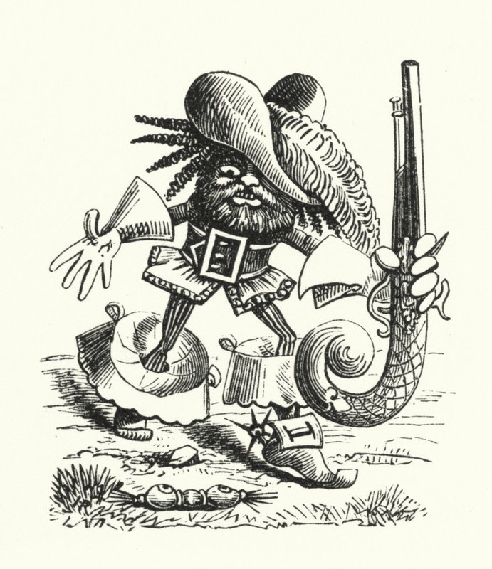 Espadachín (litografía) de Hugh Rowley