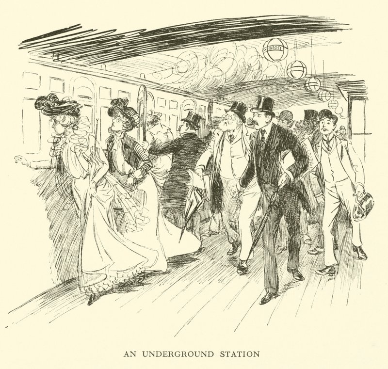 Una estación subterránea de Hugh Thomson