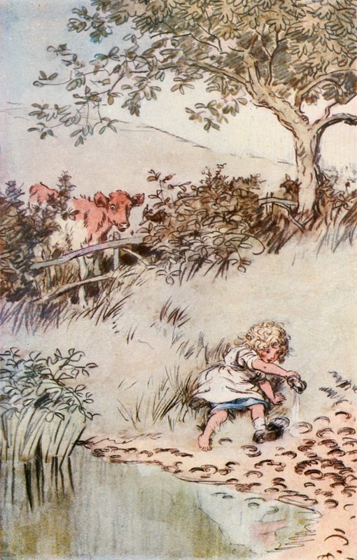 Aquí se sentó Eppie de Hugh Thomson