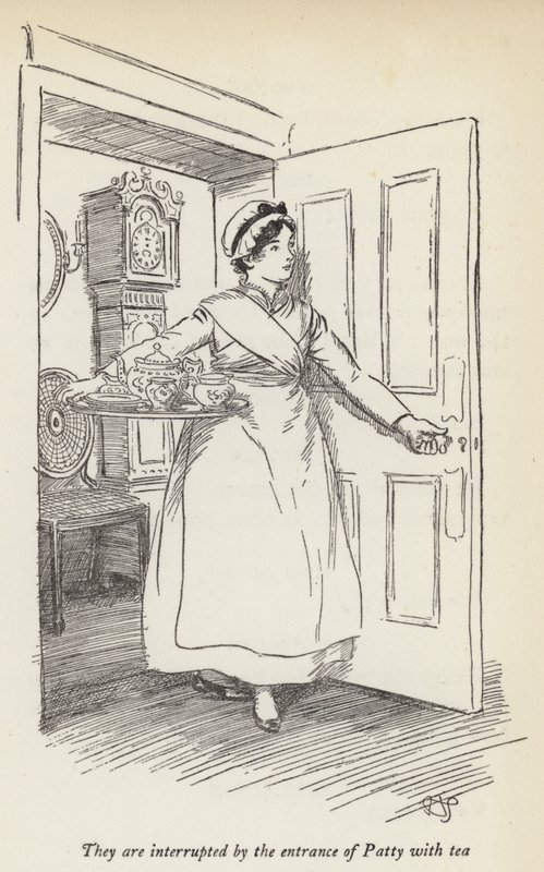 Ilustración para Quality Street de Hugh Thomson