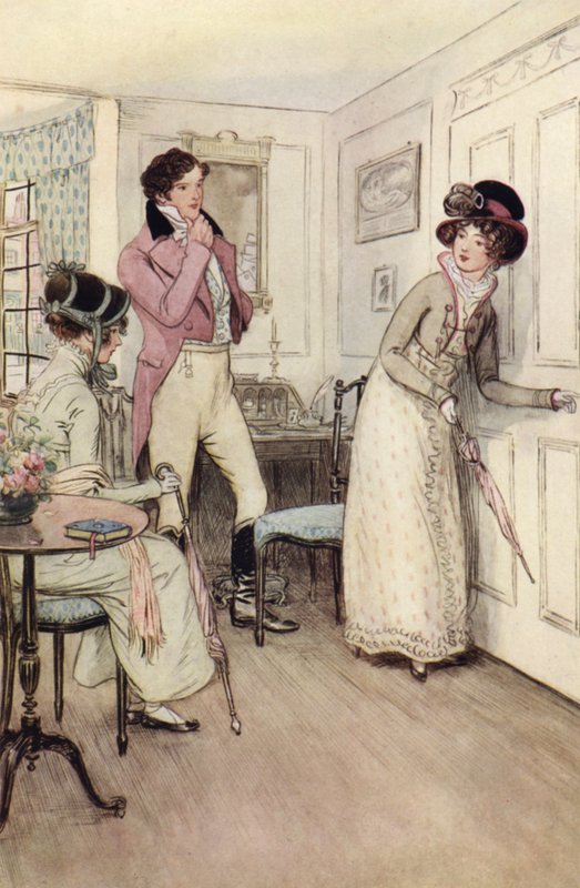 Ilustración para Quality Street de Hugh Thomson