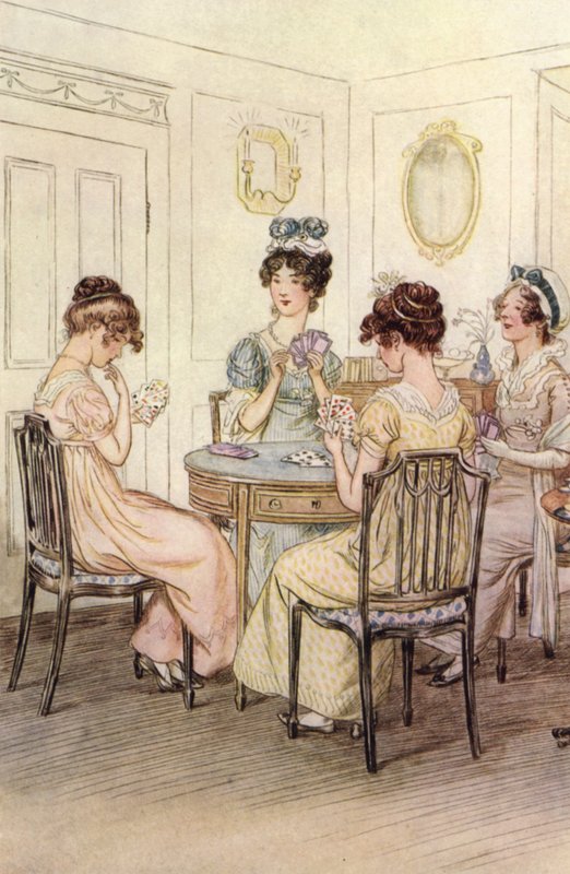 Ilustración para Quality Street de Hugh Thomson