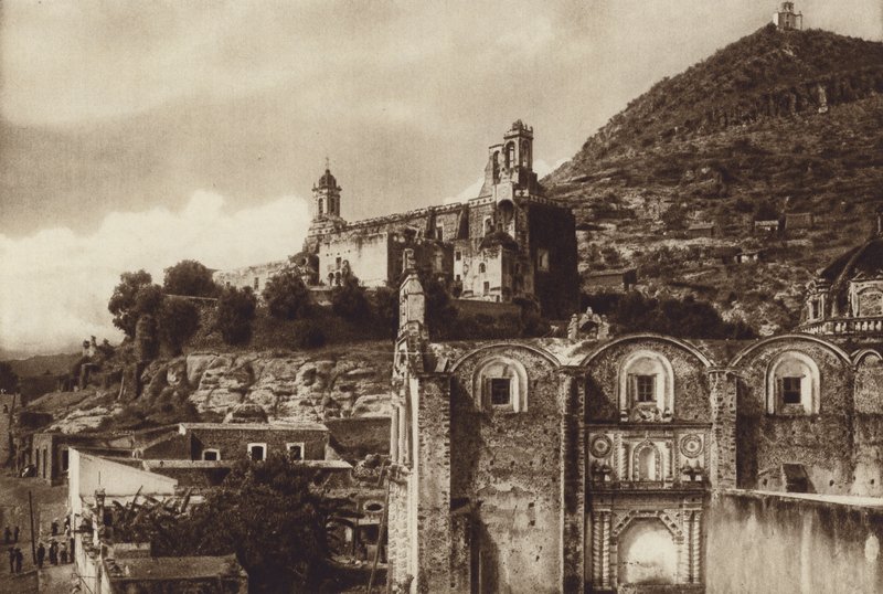 Mexico: Atlixco (b/w photo) de Hugo Brehme