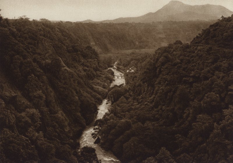 Mexico: Orizaba, Canada (b/w photo) de Hugo Brehme
