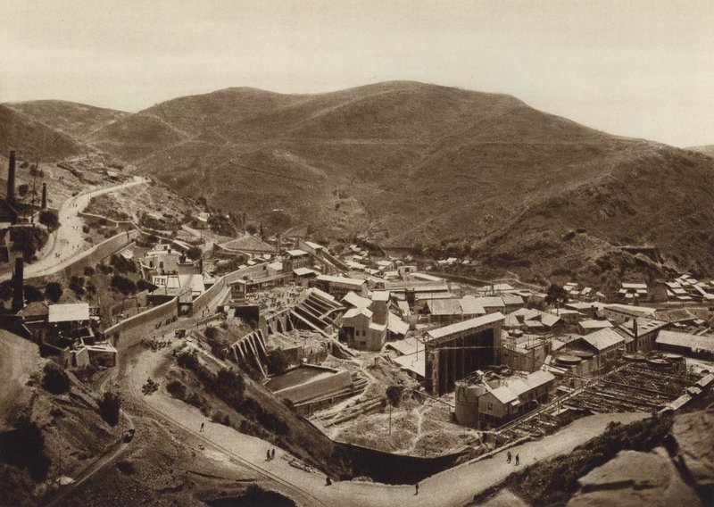 Mexico: Pachucha, Mina Loreto (b/w photo) de Hugo Brehme