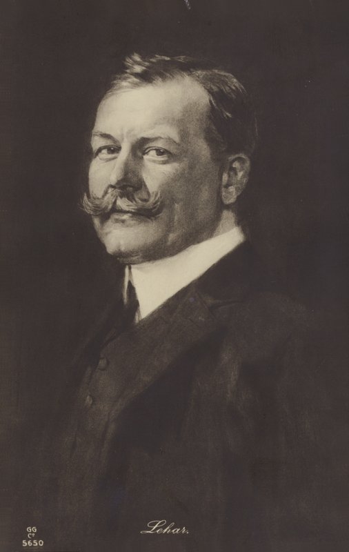 Retrato de Franz Lehar de Hungarian School