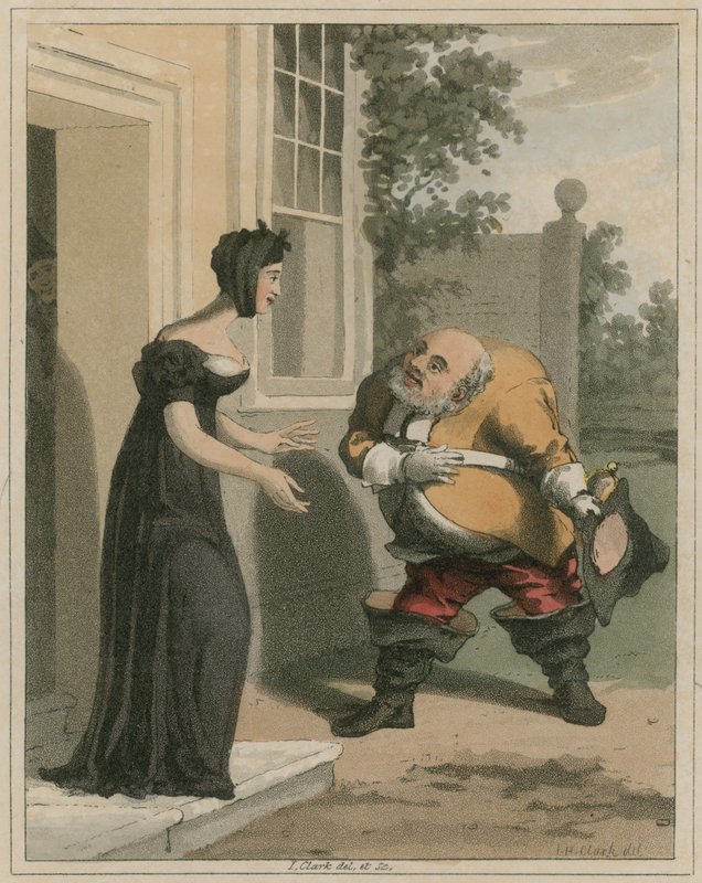 Ilustración de Hudibras de Samuel Butler de I Clark