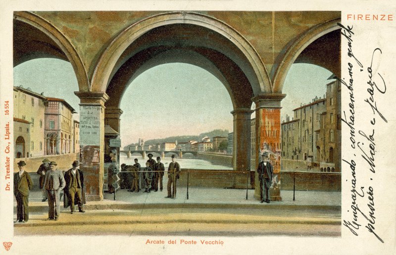 Arcada del Ponte Vecchio, Florencia de Italian Photographer