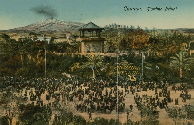 Jardín Bellini, Catania, Sicilia de Italian Photographer