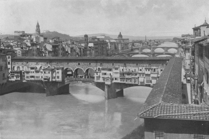 Florencia, Veduta dei tre Ponti de Italian Photographer