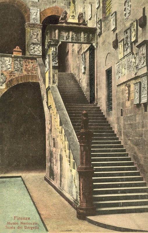 Florencia, Italia, Bargello, Escalera de Italian Photographer