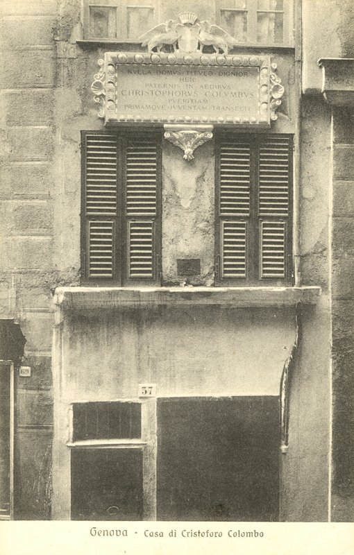 Génova, Italia, casa de Cristóbal Colón de Italian Photographer