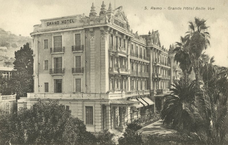 San Remo, Italia, Gran Hotel Belle Vue de Italian Photographer