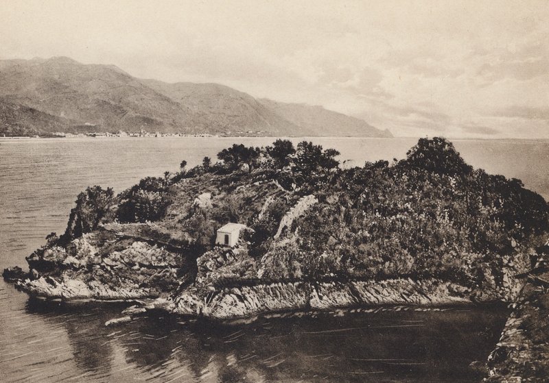 Taormina, Isola S Nicola (foto b/n) de Italian Photographer