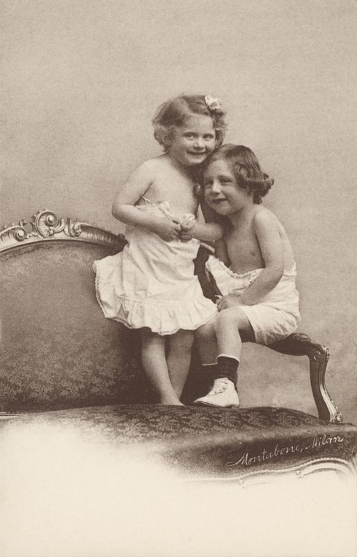 Dos niños riendo de Italian Photographer