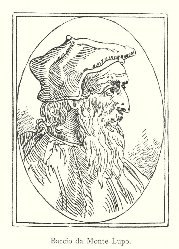Baccio da Monte Lupo (grabado) de Italian School