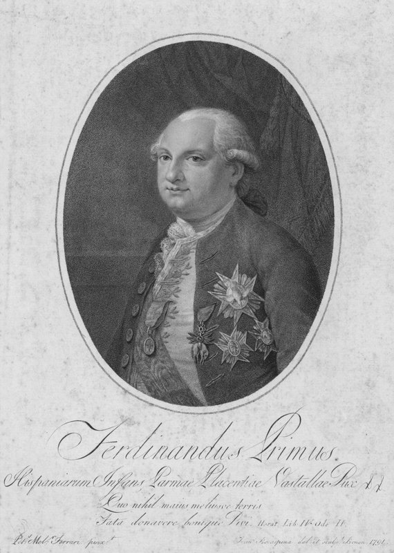 Fernando I, Duque de Parma (grabado) de Italian School