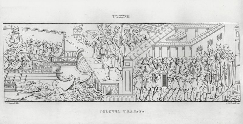 La Columna Trajana de Italian School