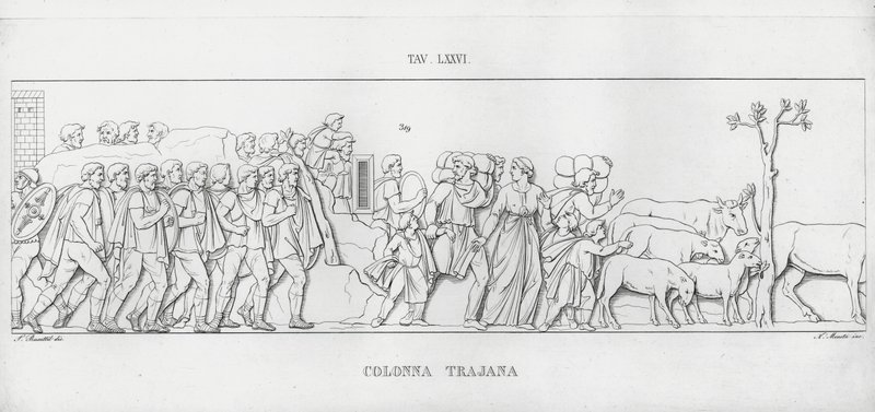 La Columna Trajana de Italian School
