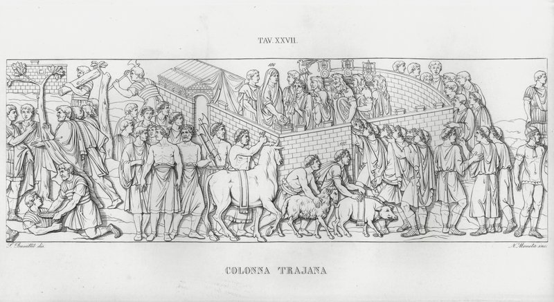 La Columna Trajana de Italian School