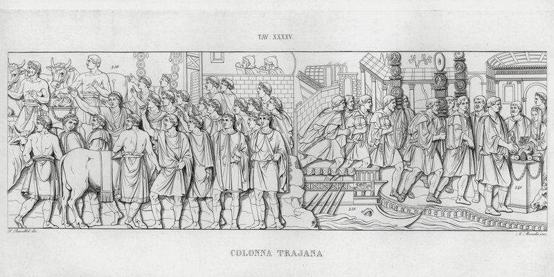 La Columna Trajana de Italian School