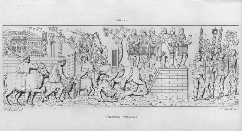 La Columna Trajana de Italian School