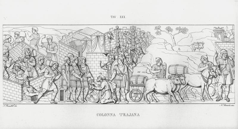 La Columna Trajana de Italian School