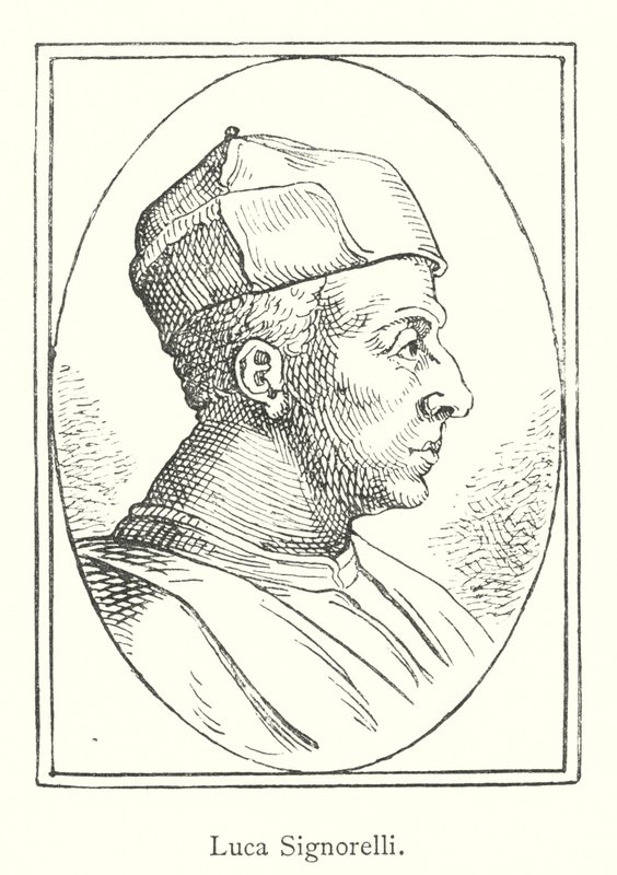 Luca Signorelli (grabado) de Italian School