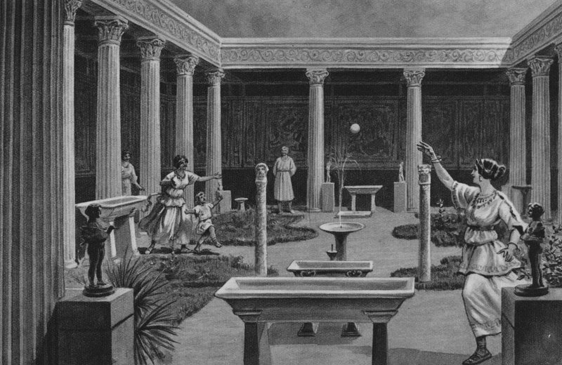 Pompeya: Casa de los Vettii de Italian School