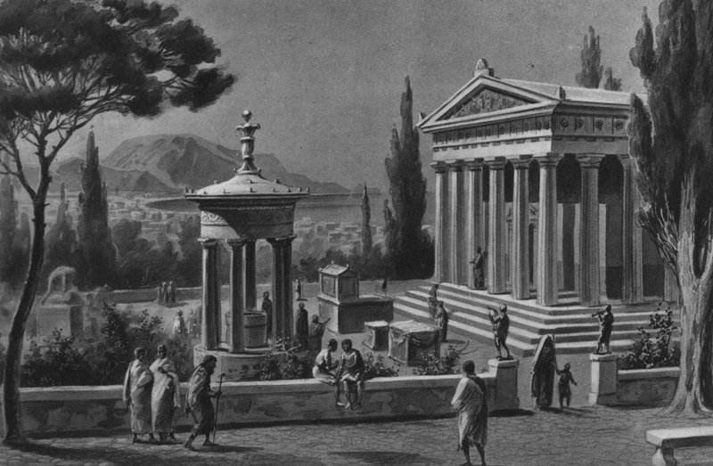 Pompeya: Templo de Hércules de Italian School