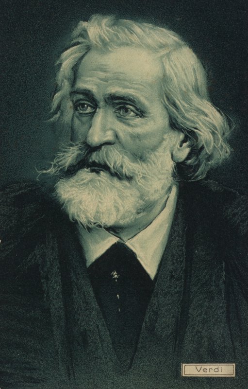 Retrato de Giuseppe Verdi de Italian School