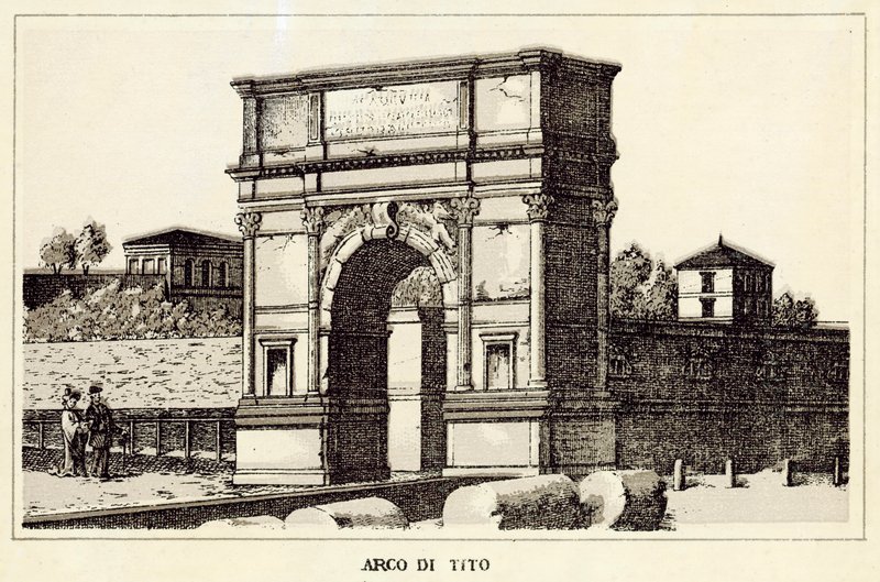 Roma: Arco de Tito de Italian School