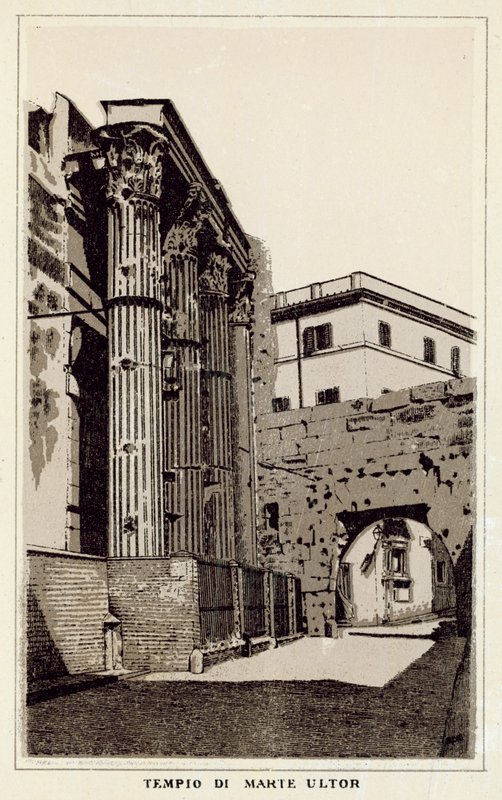 Roma: Templo de Marte Ultor de Italian School