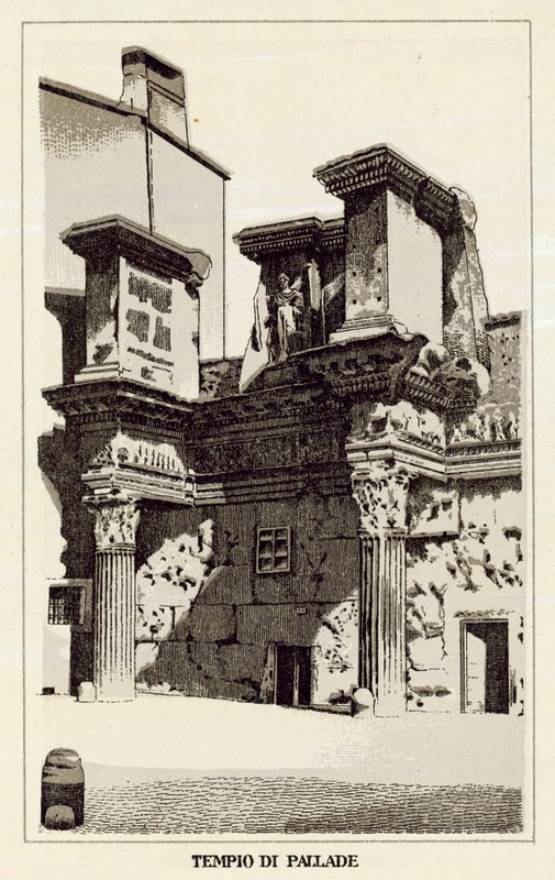 Roma: Templo de Palas de Italian School