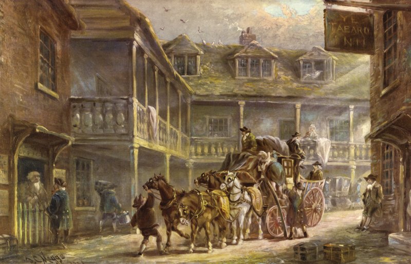 The Tabard Inn, Soutwark, Londres de J.C. Maggs
