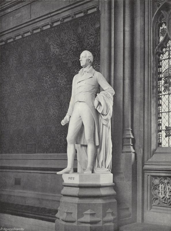 Estatua de Pitt de J. Benjamin Stone