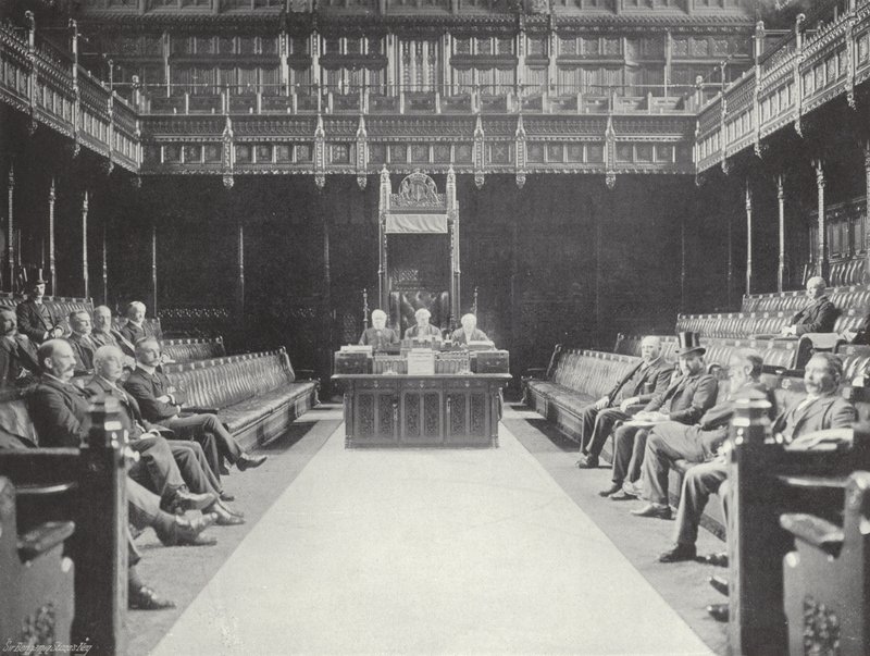 La Cámara de los Comunes en comité de J. Benjamin Stone