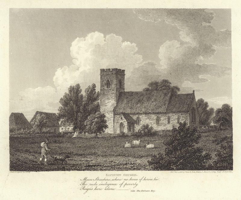 Robert Bloomfield, poeta: Iglesia de Sapiston de J. Greig