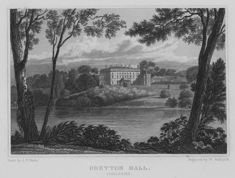 Bretton Hall, Yorkshire de John Preston Neale