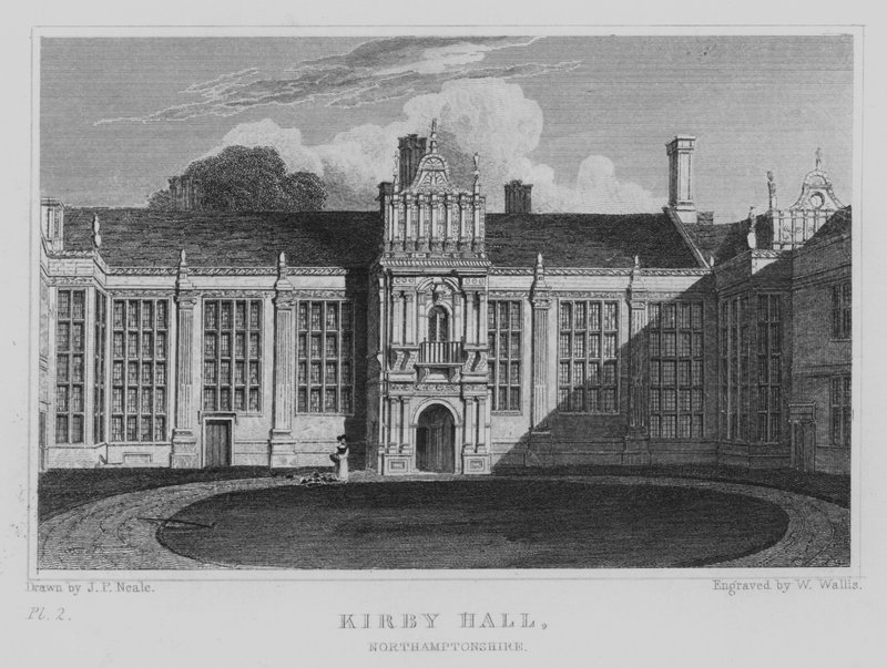 Kirby Hall, Northamptonshire de John Preston Neale