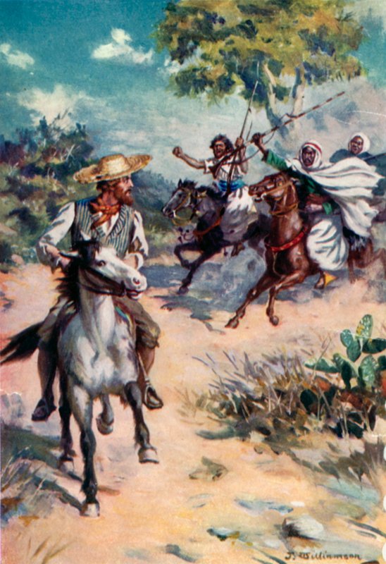 Mungo Park, Perseguido por ladrones moros de J. Williamson