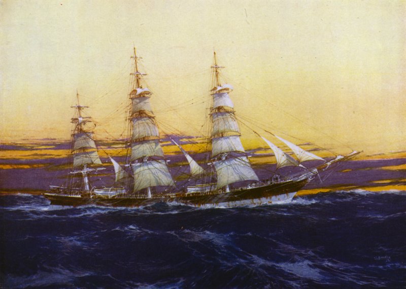 Barcos Clipper: Cedric el Sajón de Jack Spurling
