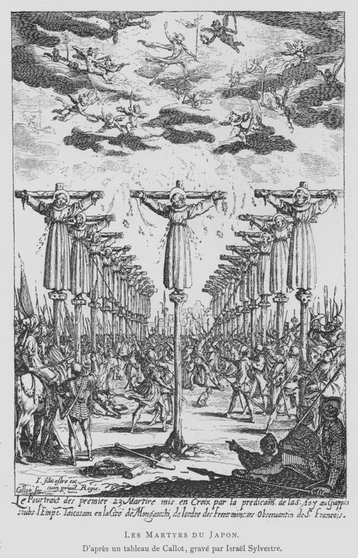Los Mártires de Japón de Jacques Callot