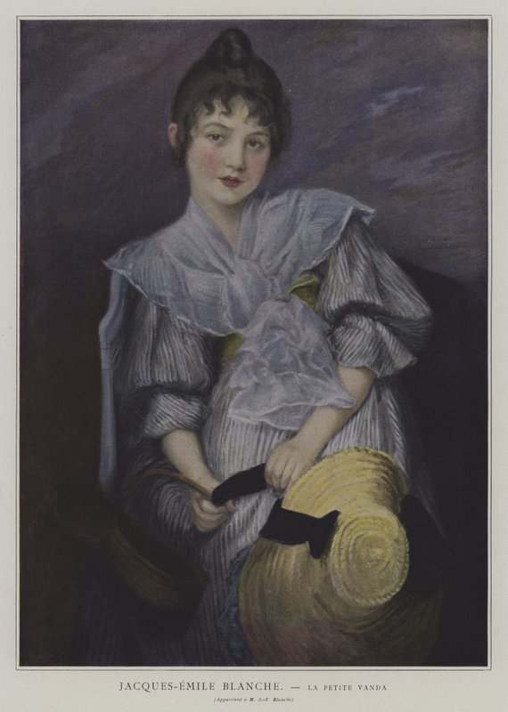 La pequeña Vanda de Jacques Emile after Blanche