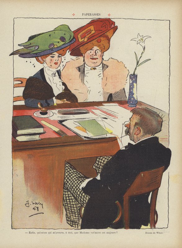 Ilustración para Le Rire de Jacques Wely